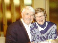 David and Lyn Henshaw at Grindelwald Alpenrose restaurant
